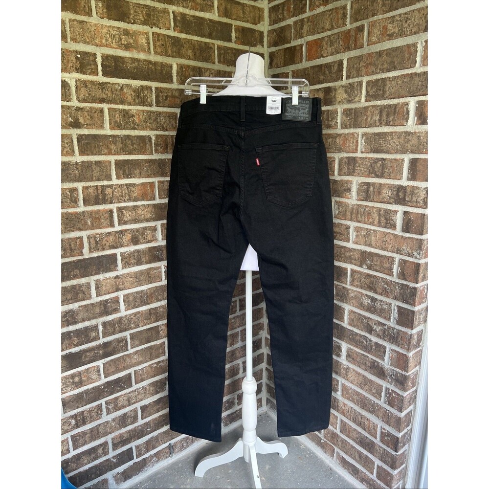 Levi’s Flex 514 Athletic Taper Stretch Dark Black Jeans 34” W X 34” L NWT